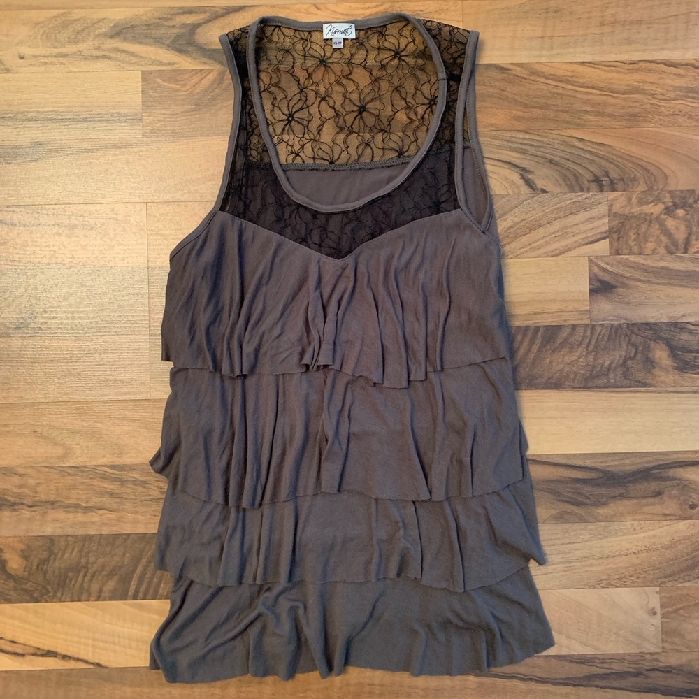 NWOT Kismet Bianca Tiered Top Women’s Size XS